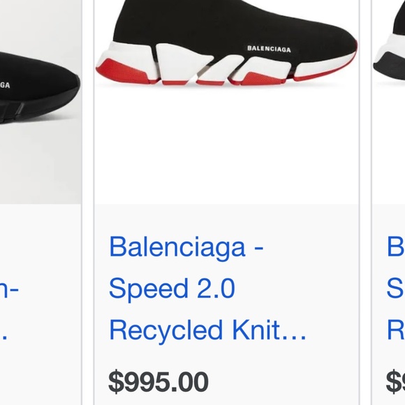 Authentic balenciaga speed shoes - Picture 3 of 3